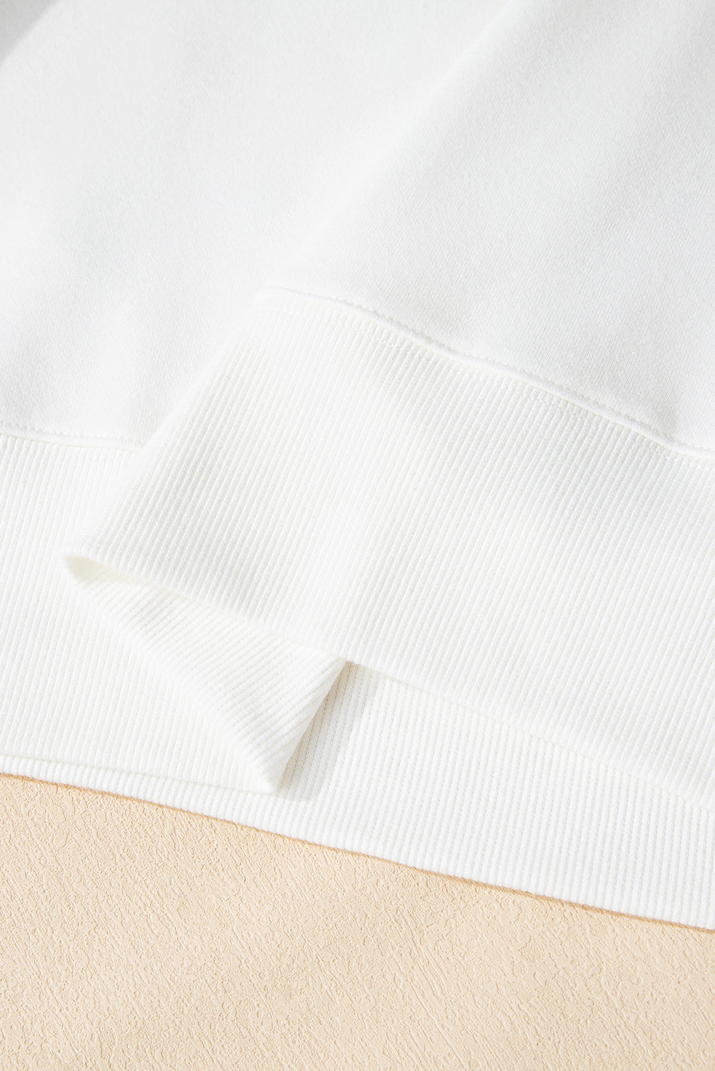 Beau Blue Colorblock Snap Buttons Pullover Sweatshirt-Tops/Sweatshirts & Hoodies-[Adult]-[Female]-2022 Online Blue Zone Planet