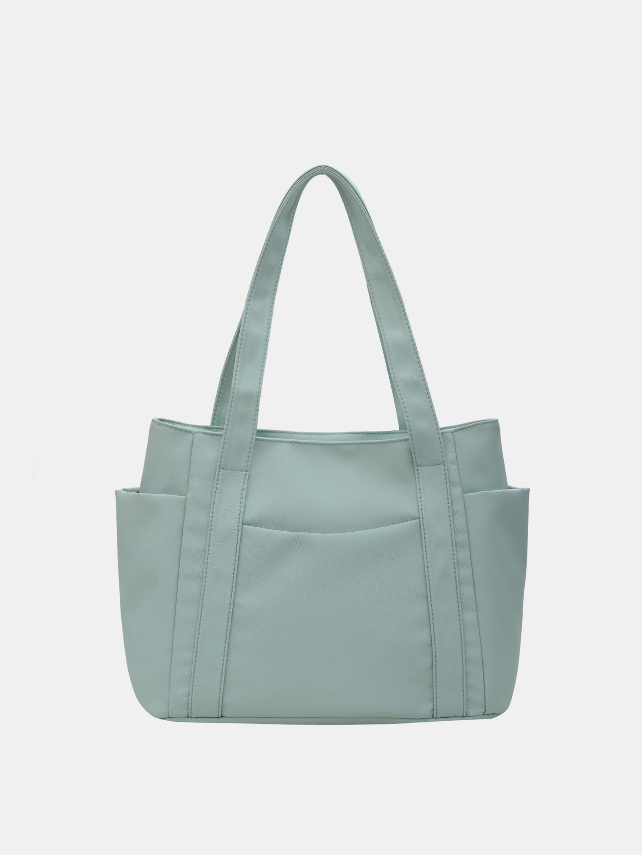 Blue Zone Planet | Oxford Cloth Tote Bag with Zipper-HANDBAGS-[Adult]-[Female]-2022 Online Blue Zone Planet