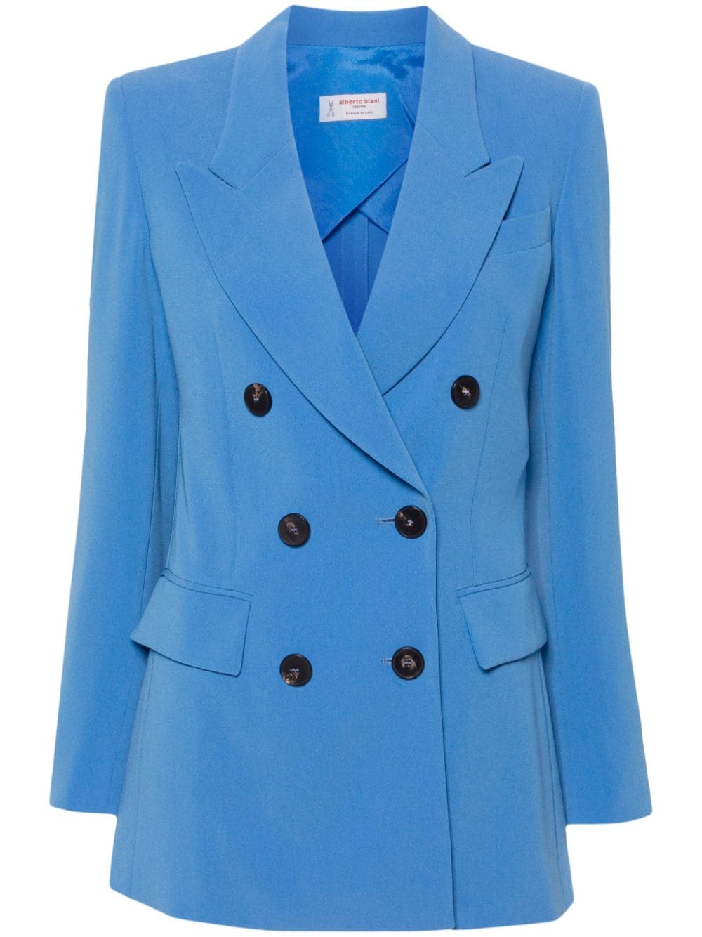 Alberto Biani Double-breasted cady jacket-Jackets-[Adult]-[Female]-2022 Online Blue Zone Planet