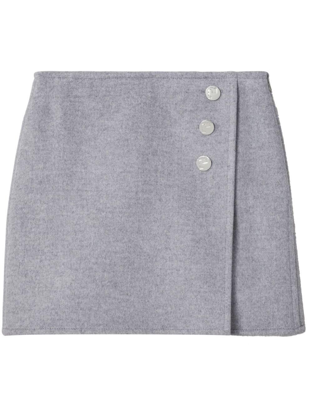Tory Burch Wool mini skirt-TOPS / DRESSES-[Adult]-[Female]-0-GREY-2022 Online Blue Zone Planet