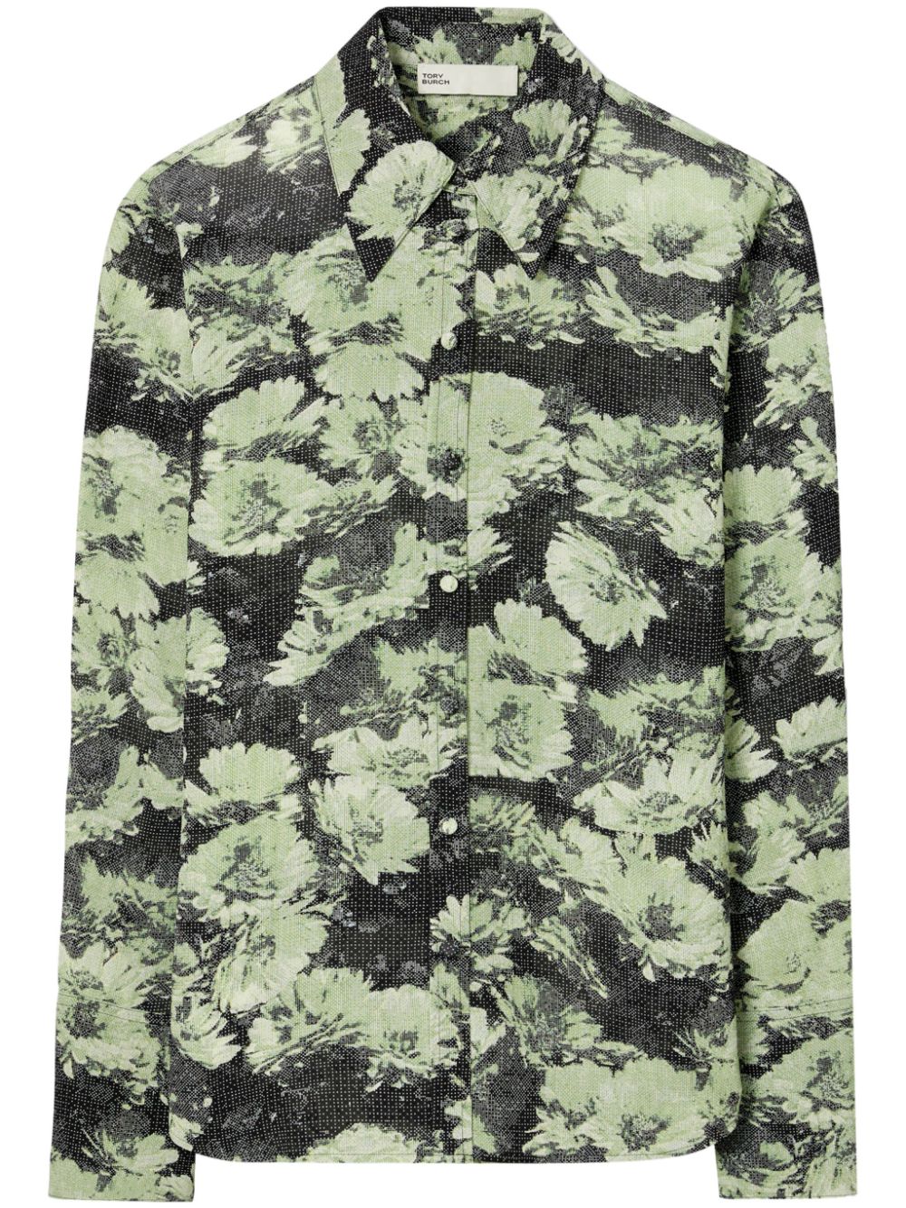 Tory Burch Printed shirt-Shirts-[Adult]-[Female]-2-GREEN-2022 Online Blue Zone Planet