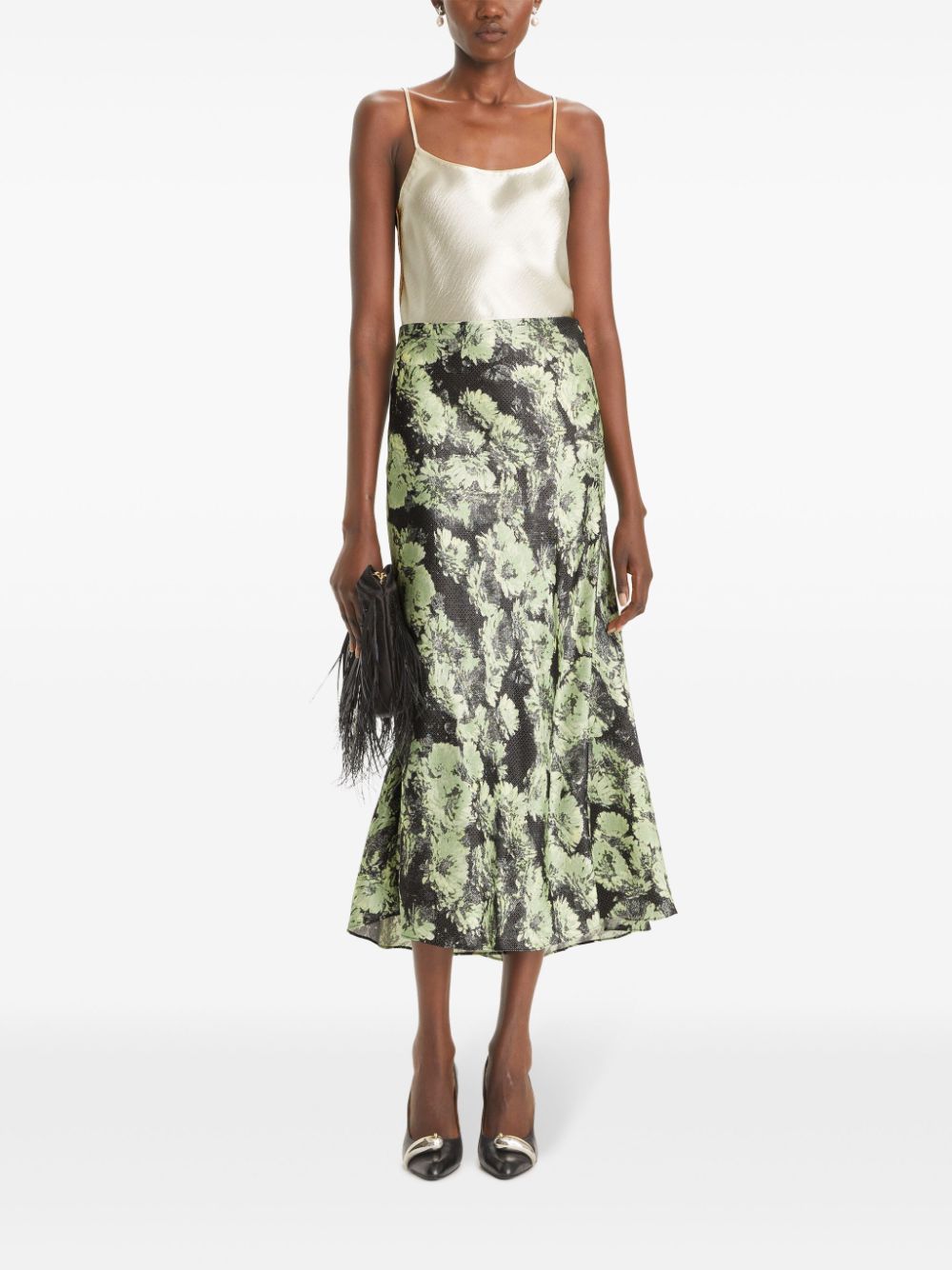 Tory Burch Printed long skirt-Skirts-[Adult]-[Female]-2022 Online Blue Zone Planet