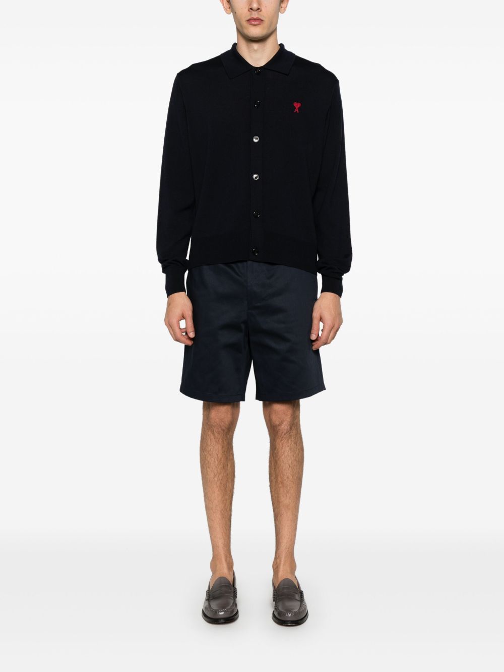 Ami Paris cotton shorts-Short trousers-[Adult]-[Female]-2022 Online Blue Zone Planet