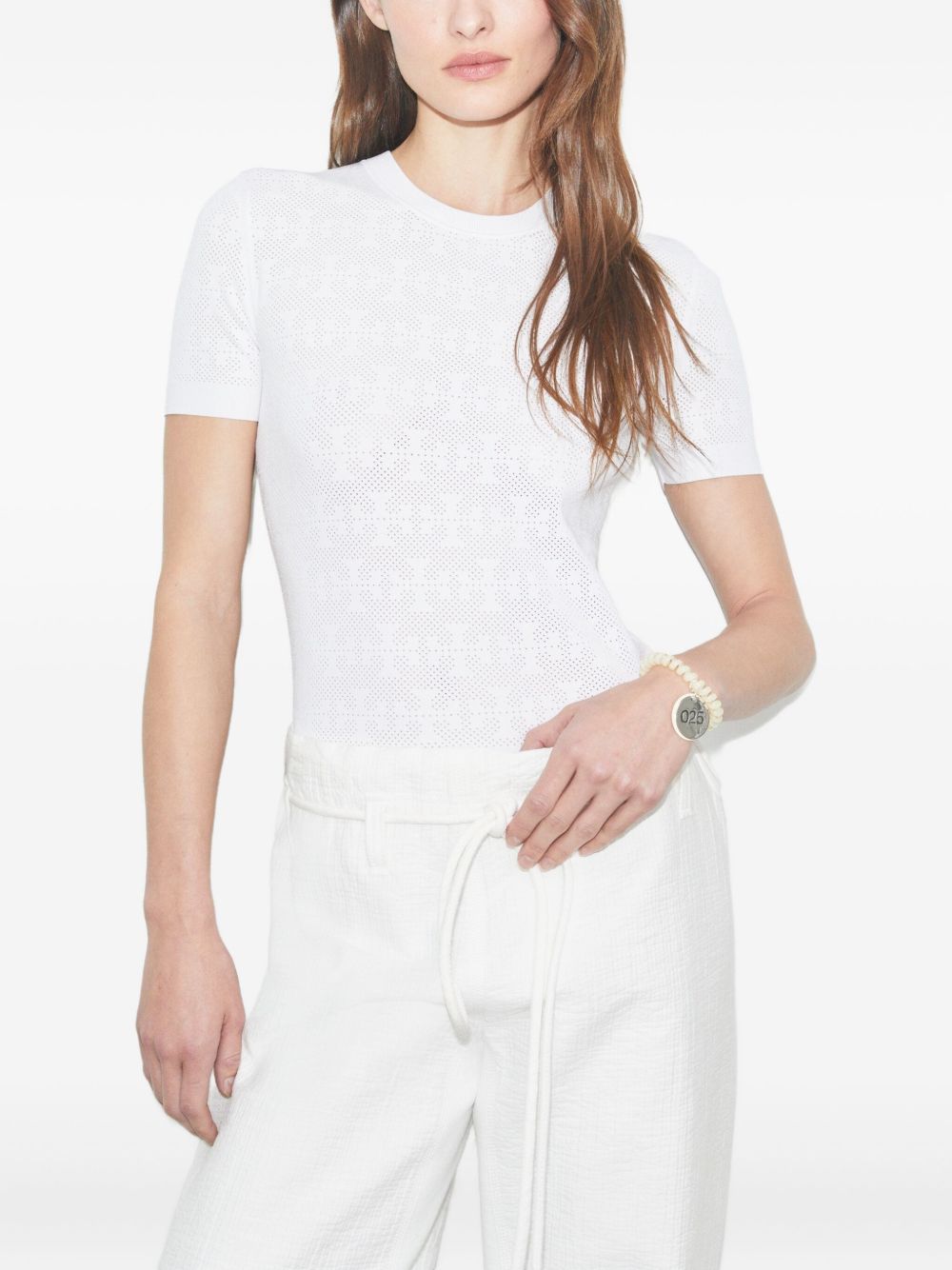 Tory Burch Monogram t-shirt-Topwear-[Adult]-[Female]-2022 Online Blue Zone Planet