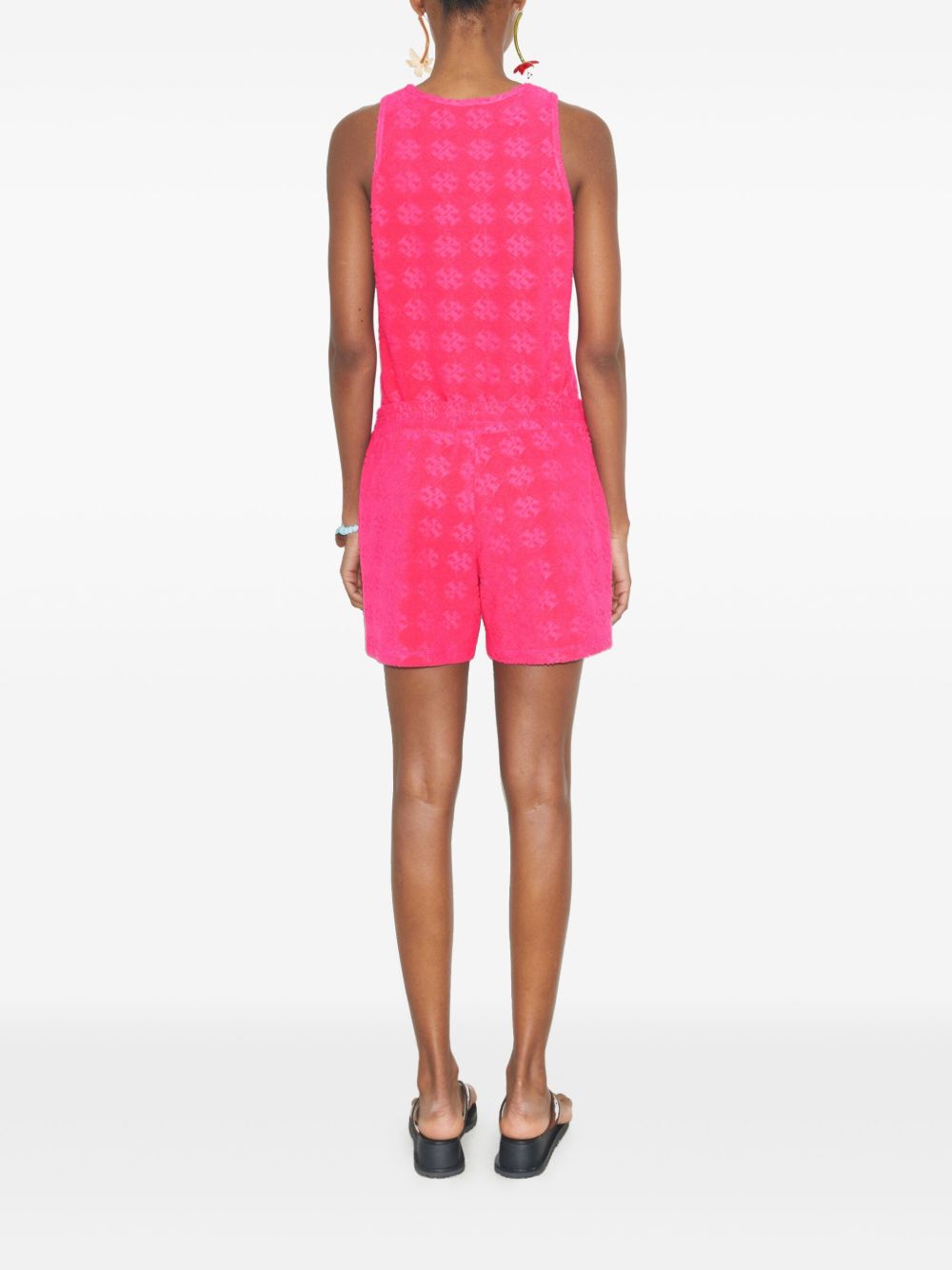 Tory Burch Logo cotton shorts-Short trousers-[Adult]-[Female]-2022 Online Blue Zone Planet