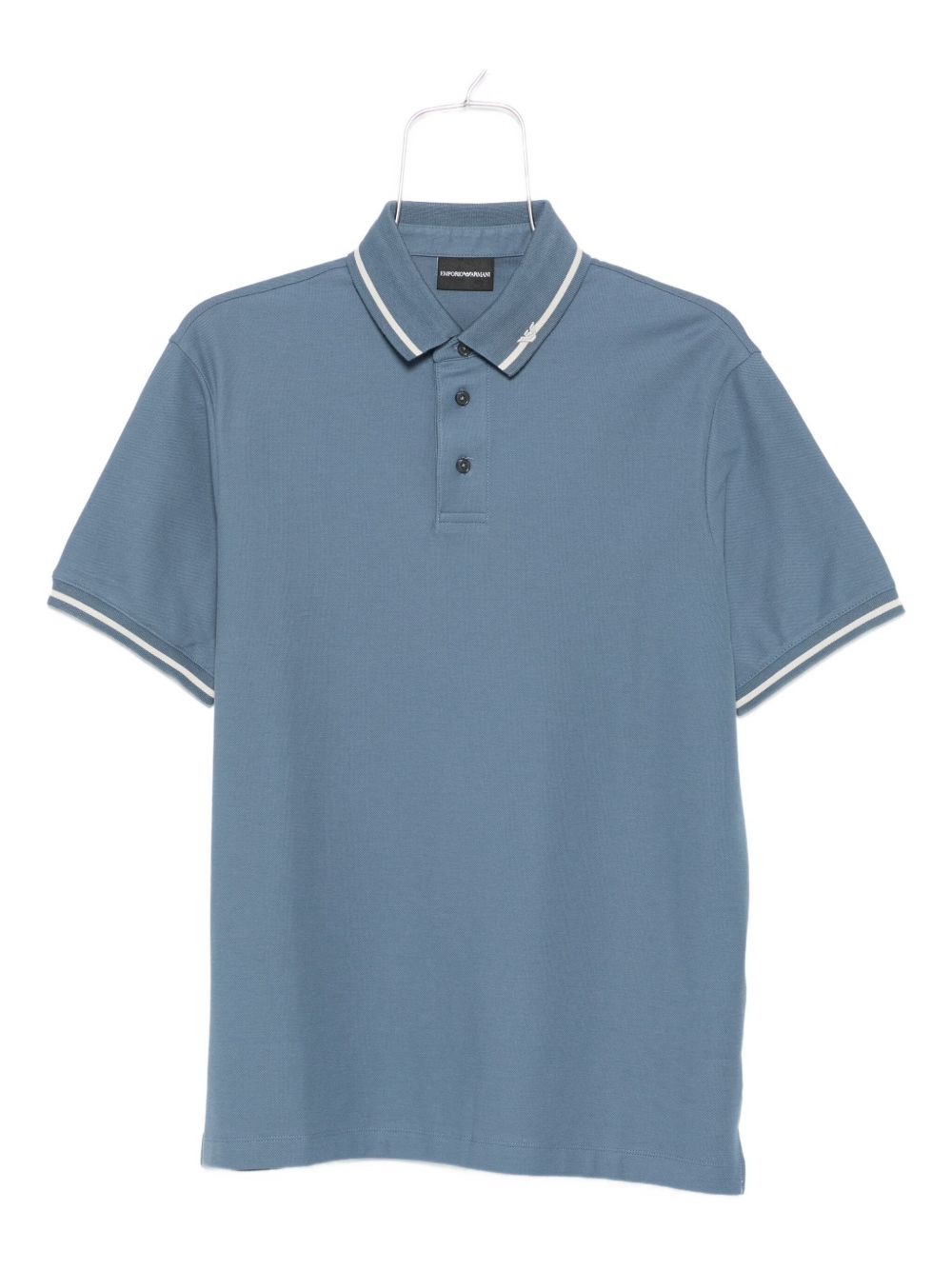 Emporio Armani Cotton Polo Shirt-Topwear-[Adult]-[Female]-2022 Online Blue Zone Planet
