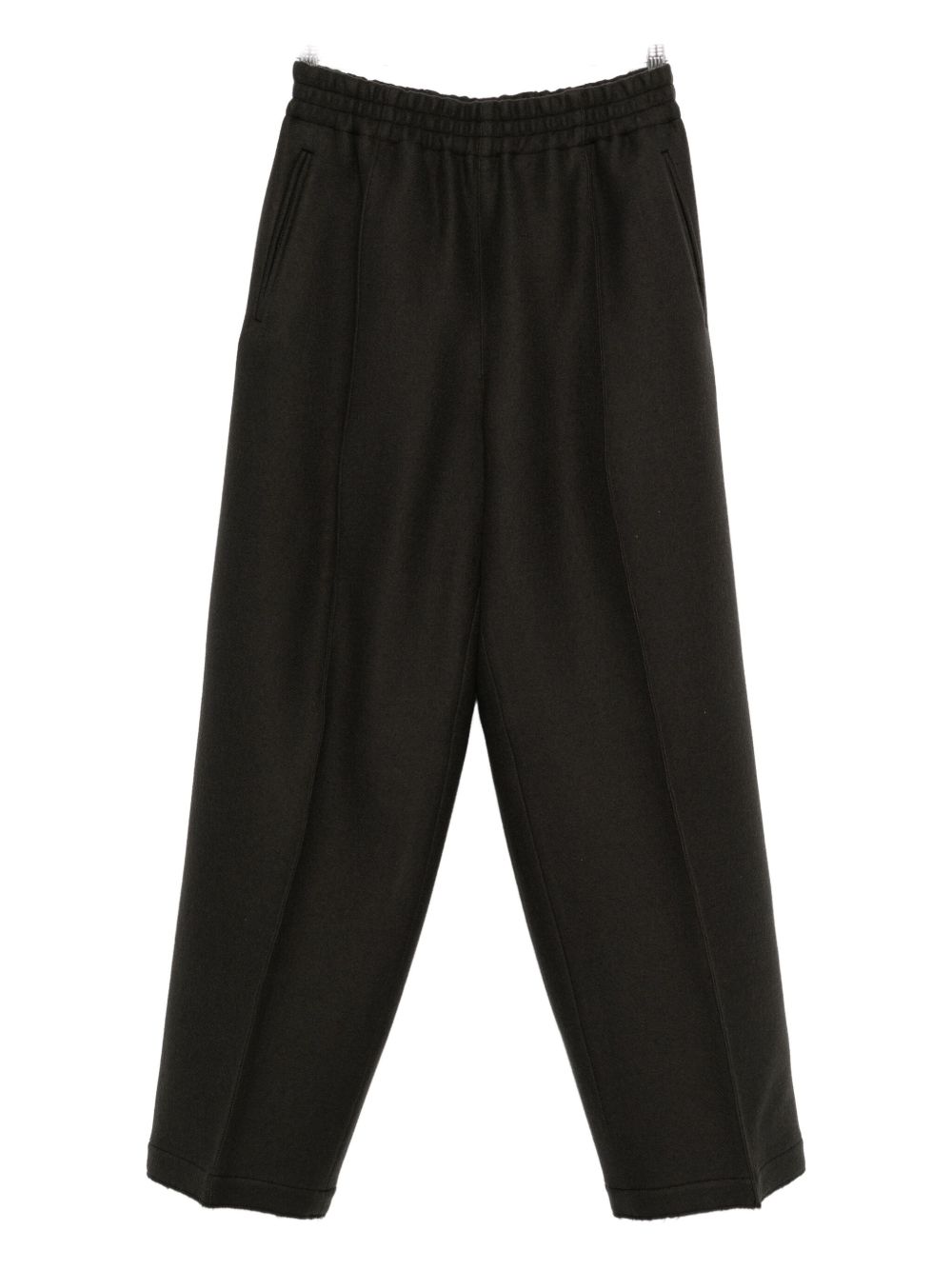 Ami Paris Wool wide-leg trousers-Trousers-[Adult]-[Female]-2022 Online Blue Zone Planet