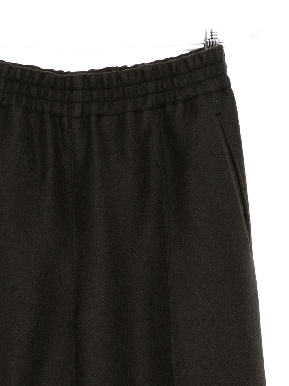 Ami Paris Wool wide-leg trousers-Trousers-[Adult]-[Female]-2022 Online Blue Zone Planet
