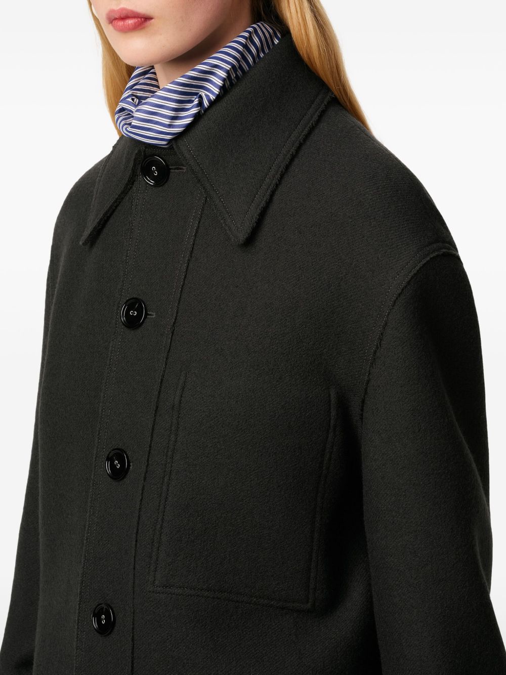 Ami Paris Wool jacket-Jackets-[Adult]-[Female]-2022 Online Blue Zone Planet
