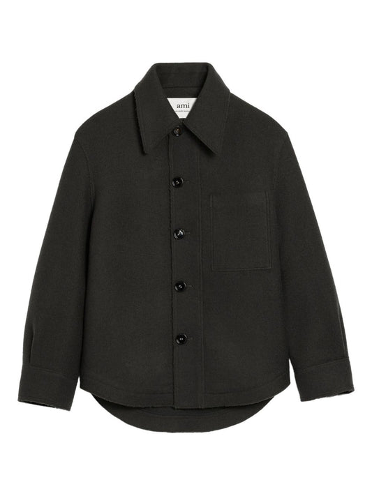 Ami Paris Wool jacket-Jackets-[Adult]-[Female]-2022 Online Blue Zone Planet