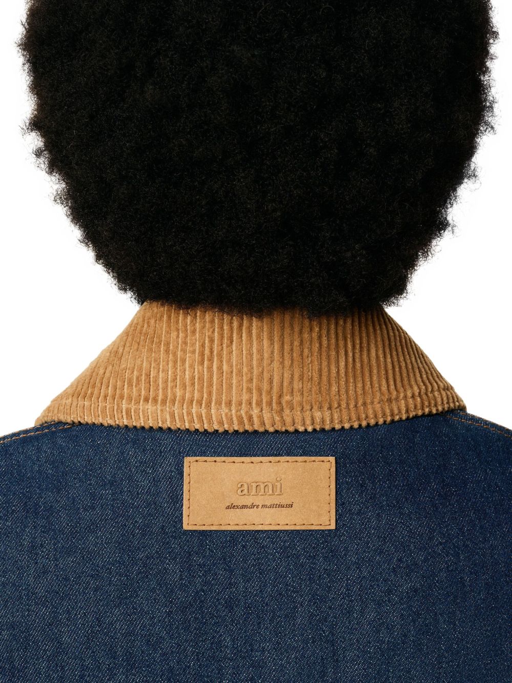 Ami Paris Worker denim jacket-Jackets-[Adult]-[Female]-2022 Online Blue Zone Planet