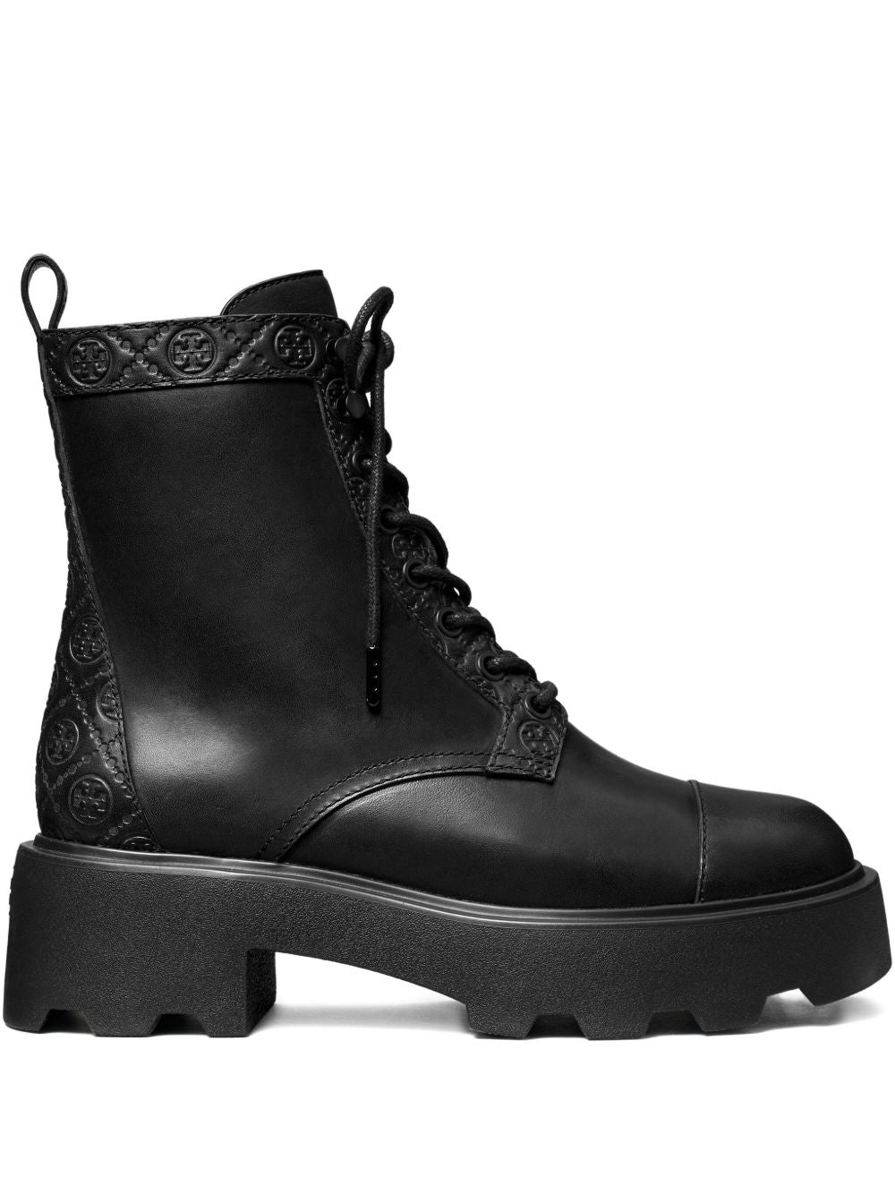 Tory Burch T MONOGRAM LUG BOOT-Boots-[Adult]-[Female]-10-BLACK-2022 Online Blue Zone Planet