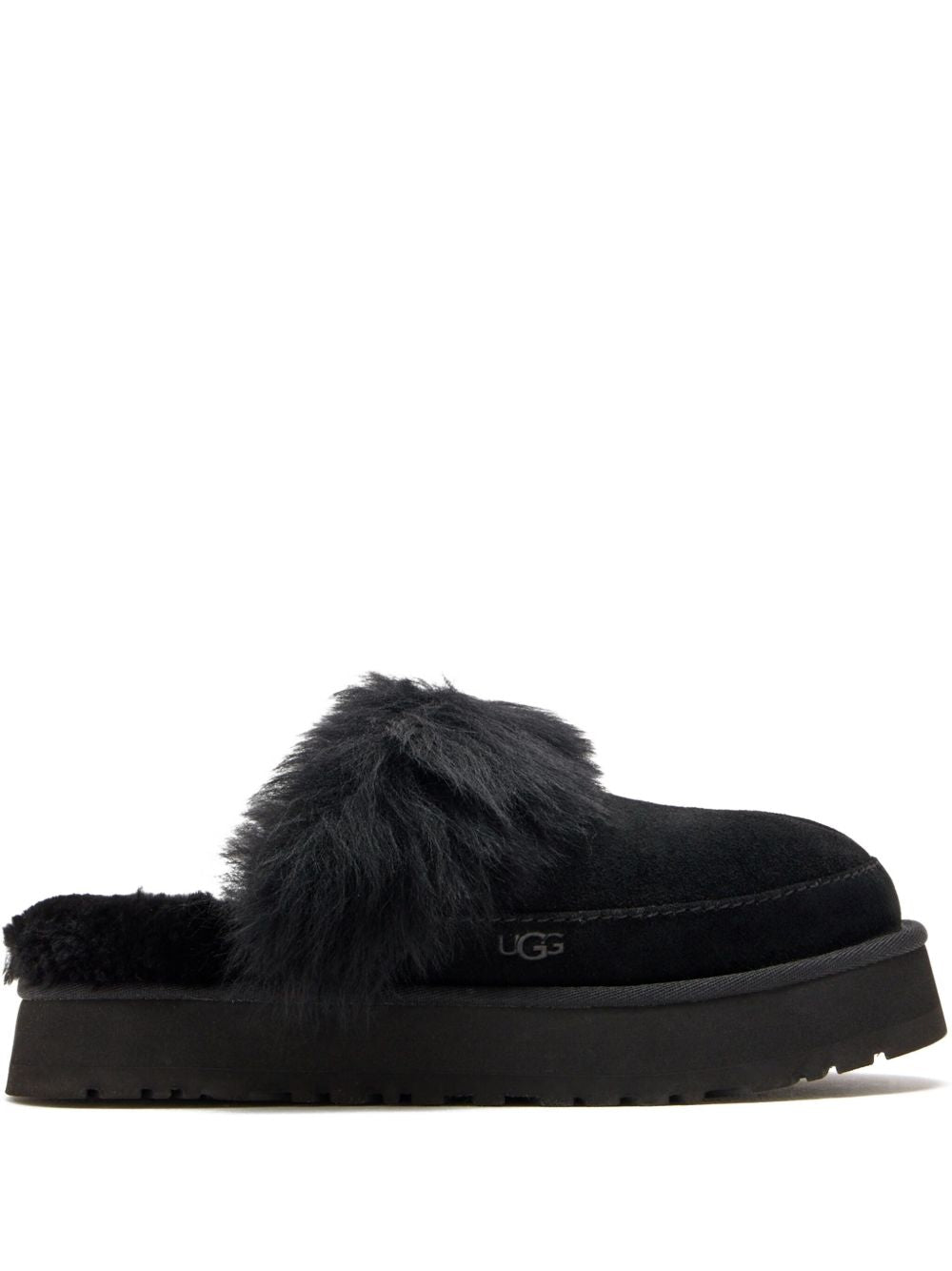 UGG Disquette Chalet Suede Slippers-TOPS / DRESSES-[Adult]-[Female]-5-BLACK-2022 Online Blue Zone Planet