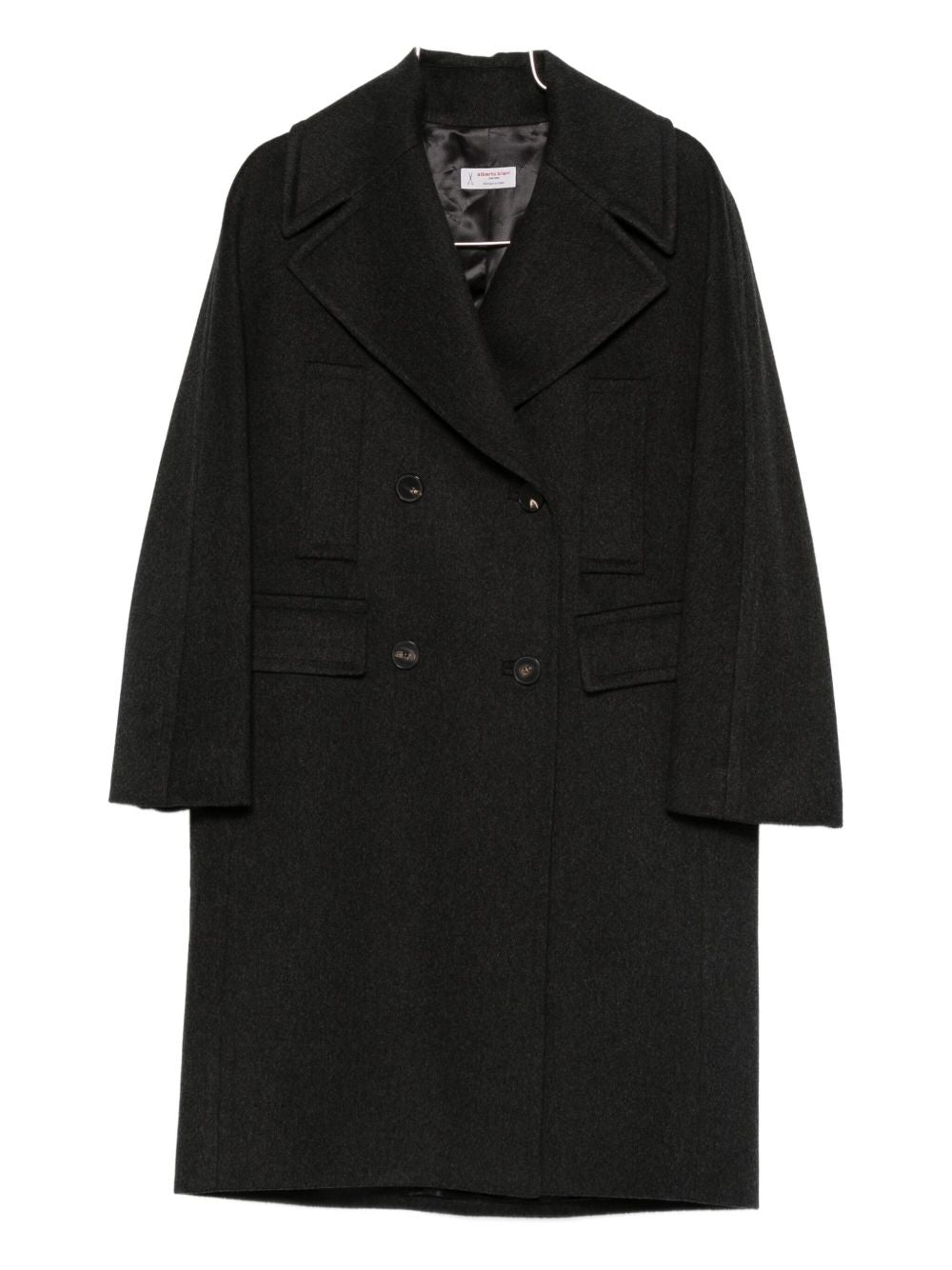 Alberto Biani Wool double-breasted coat-Jackets-[Adult]-[Female]-2022 Online Blue Zone Planet