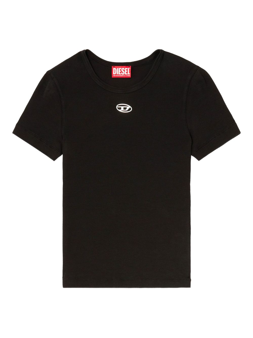 Diesel Logo cotton t-shirt-Topwear-[Adult]-[Female]-2022 Online Blue Zone Planet