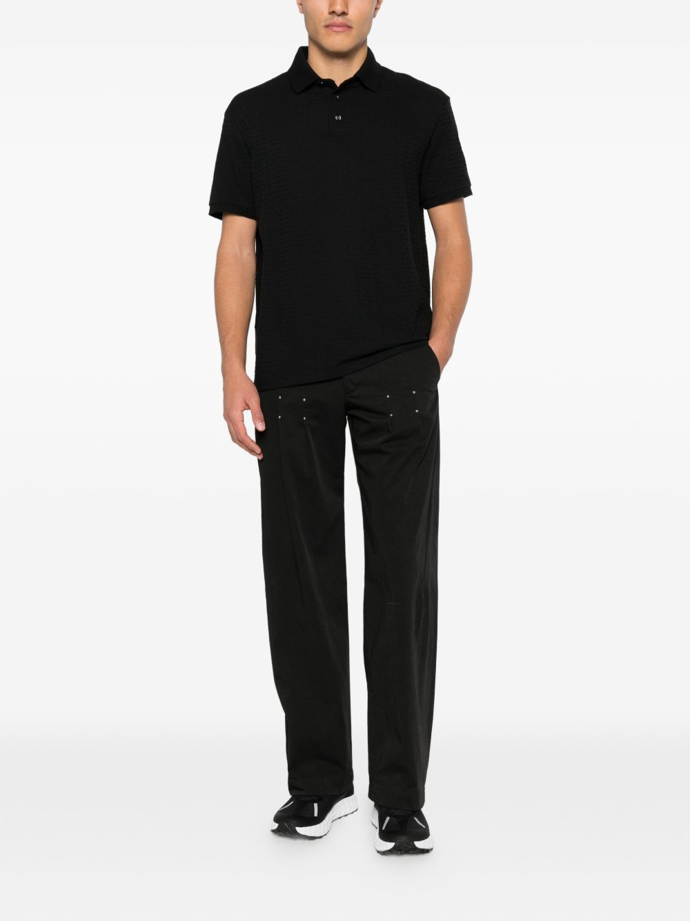 Emporio Armani Logo cotton polo shirt-Topwear-[Adult]-[Female]-2022 Online Blue Zone Planet