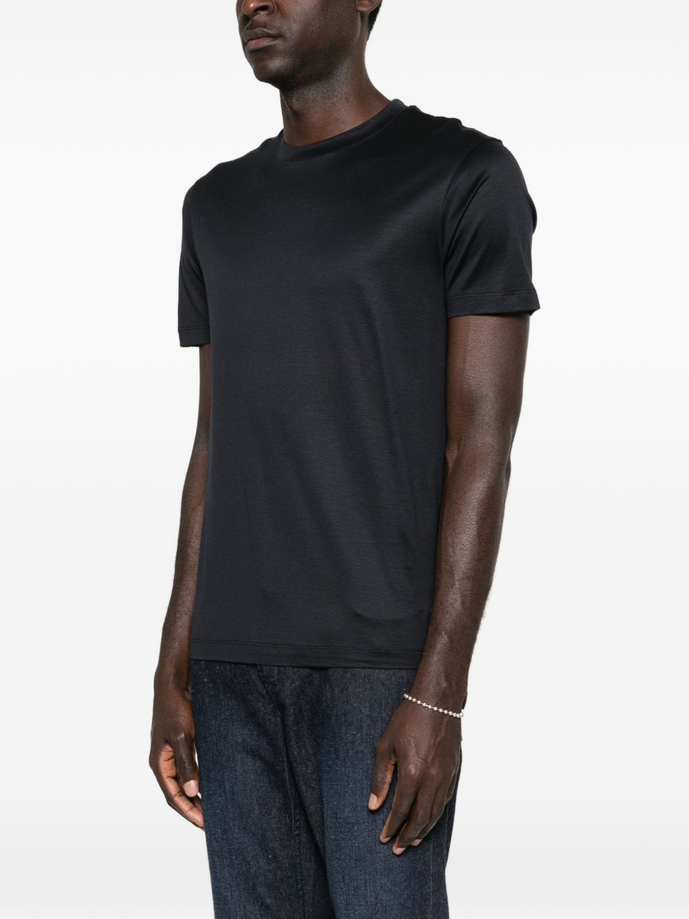 Emporio Armani Cotton t-shirt-Topwear-[Adult]-[Female]-2022 Online Blue Zone Planet