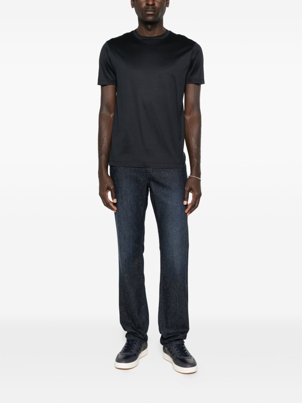 Emporio Armani Cotton t-shirt-Topwear-[Adult]-[Female]-2022 Online Blue Zone Planet