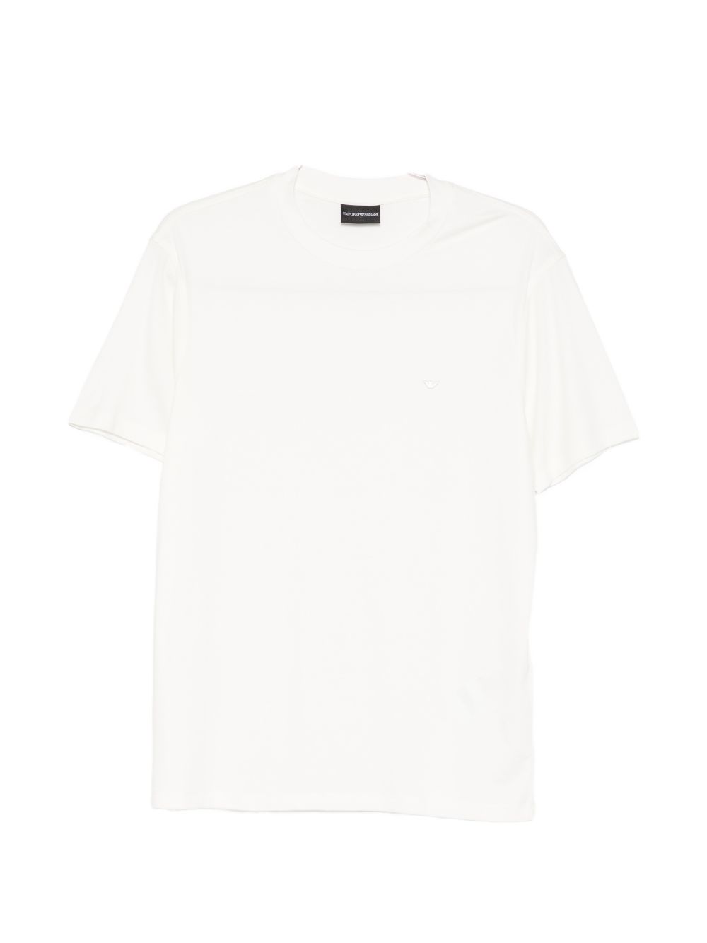 Emporio Armani Modal and silk blend t-shirt-Topwear-[Adult]-[Female]-2022 Online Blue Zone Planet