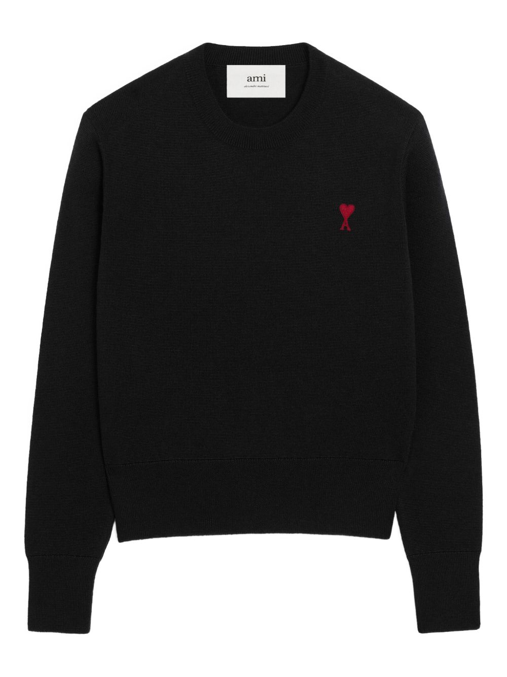 Ami Paris Coeur monogram motif Ami De Coeur wool sweater-TOPS / DRESSES-[Adult]-[Female]-2022 Online Blue Zone Planet