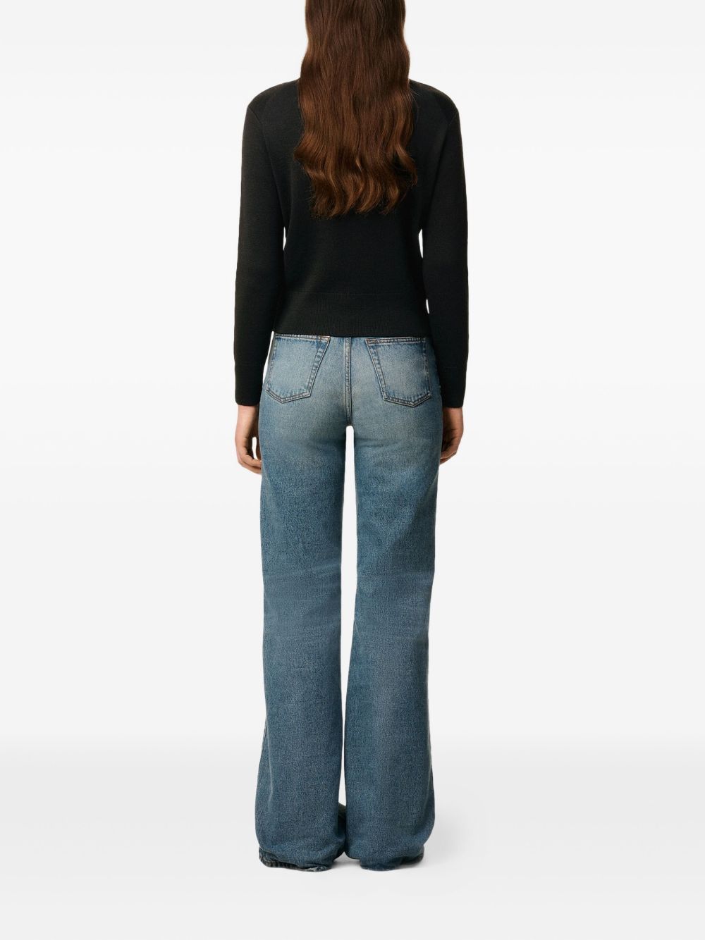 Ami Paris Coeur monogram motif Ami De Coeur wool sweater-TOPS / DRESSES-[Adult]-[Female]-2022 Online Blue Zone Planet