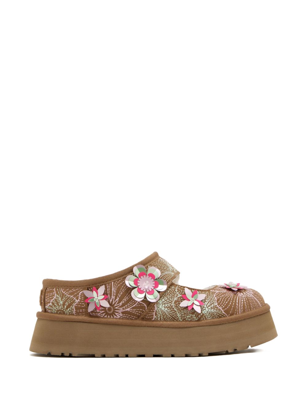 UGG Mary Jane Bea Meadow Ballets-Flat Shoes-[Adult]-[Female]-5-BEIGE-2022 Online Blue Zone Planet