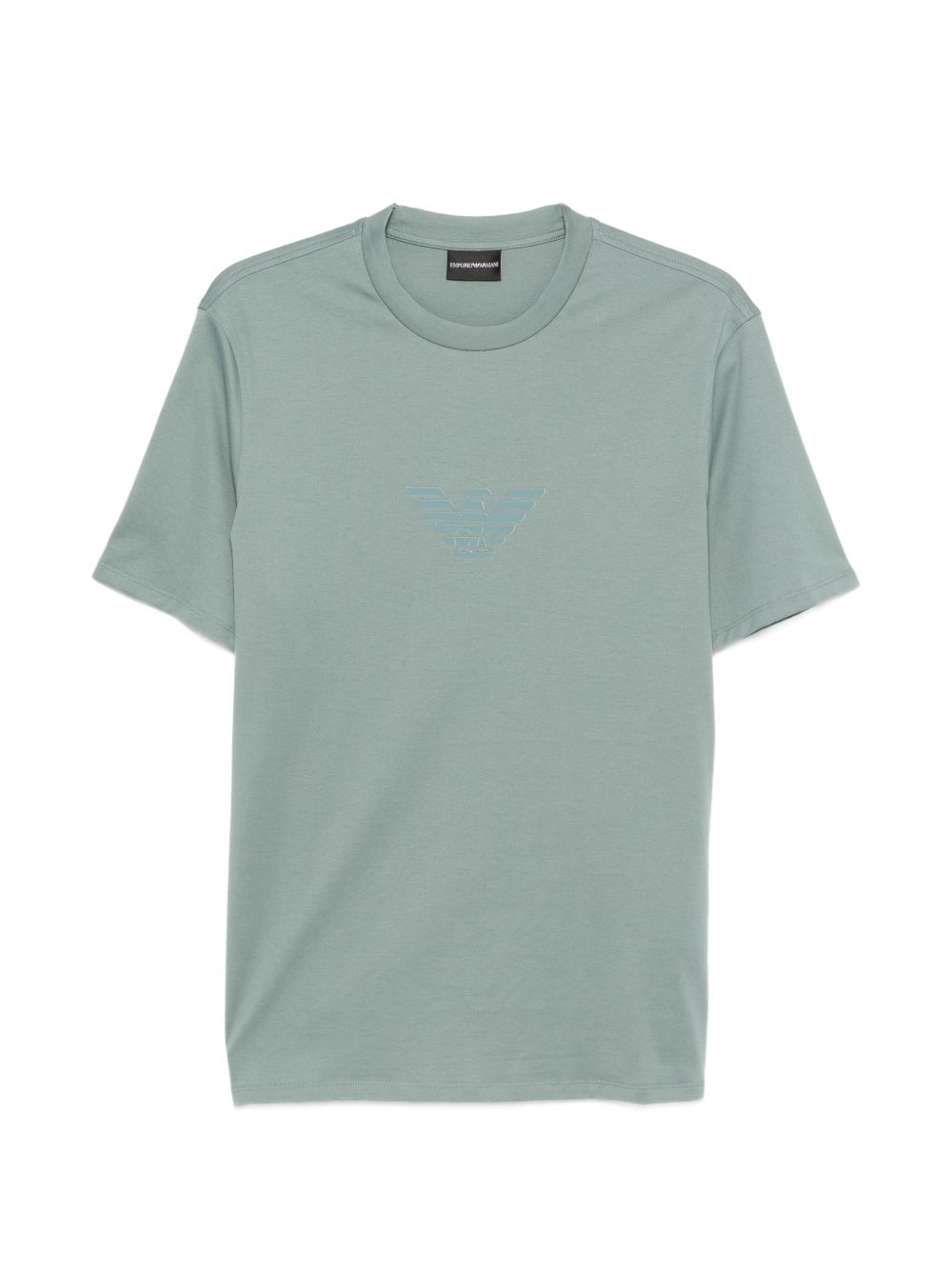 Emporio Armani Logo cotton t-shirt-Topwear-[Adult]-[Female]-2022 Online Blue Zone Planet