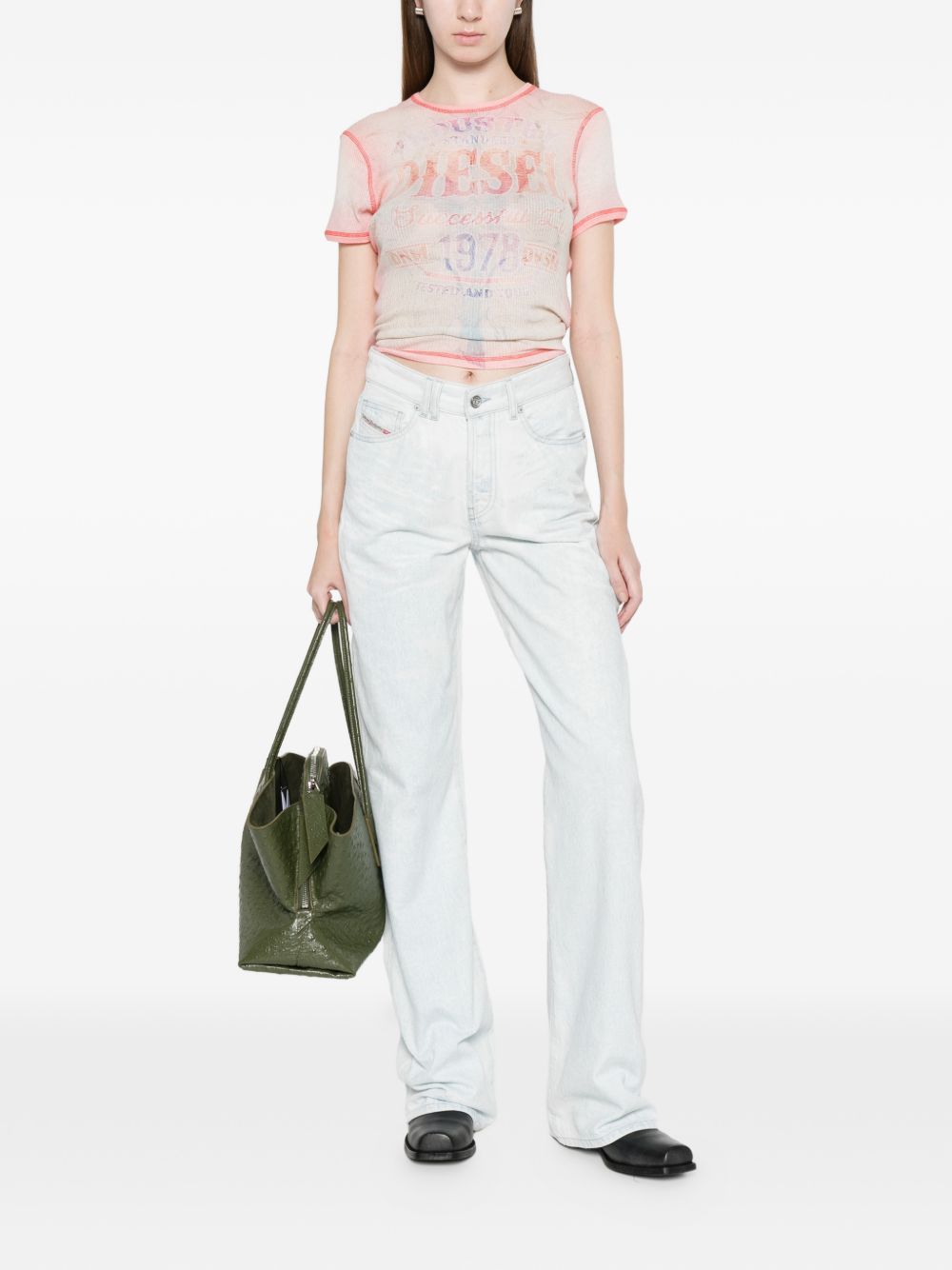 Diesel Denim cotton jeans-Jeans-[Adult]-[Female]-2022 Online Blue Zone Planet
