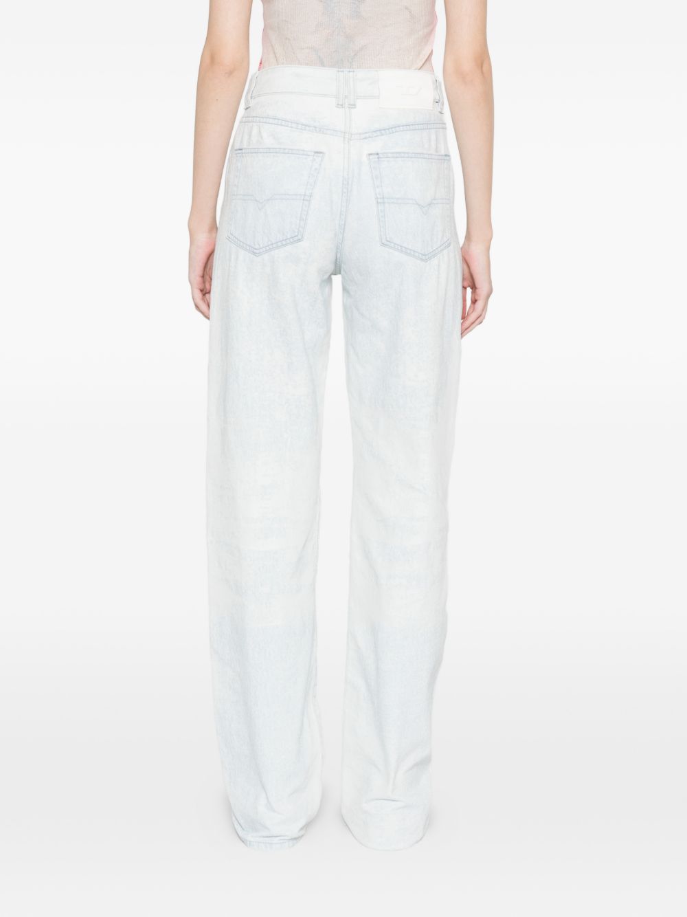Diesel Denim cotton jeans-Jeans-[Adult]-[Female]-2022 Online Blue Zone Planet