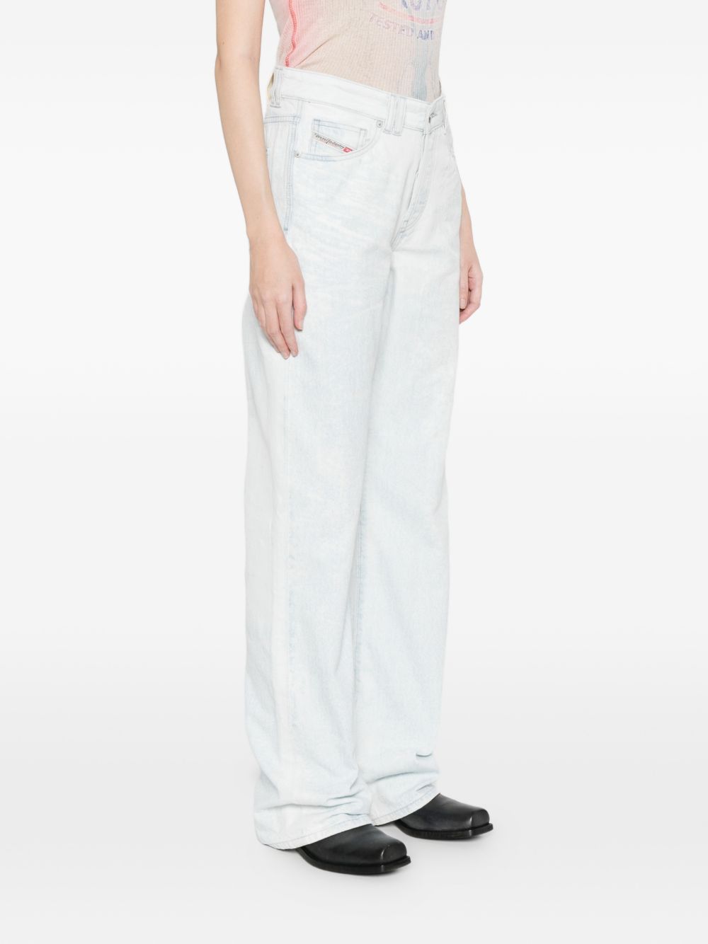 Diesel Denim cotton jeans-Jeans-[Adult]-[Female]-2022 Online Blue Zone Planet