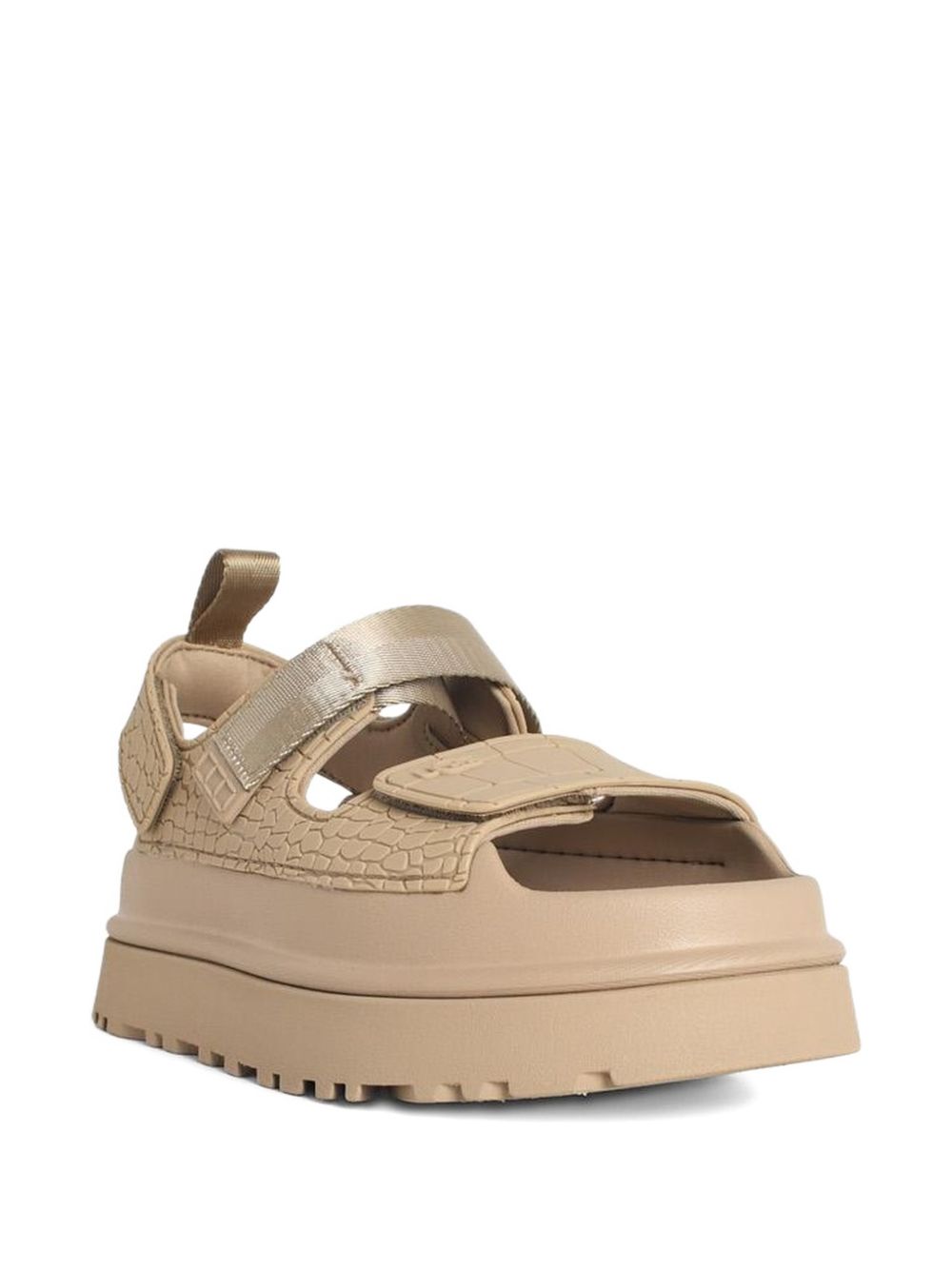 UGG Woman GoldenGlow Embossed Sandals-Sandals-[Adult]-[Female]-2022 Online Blue Zone Planet