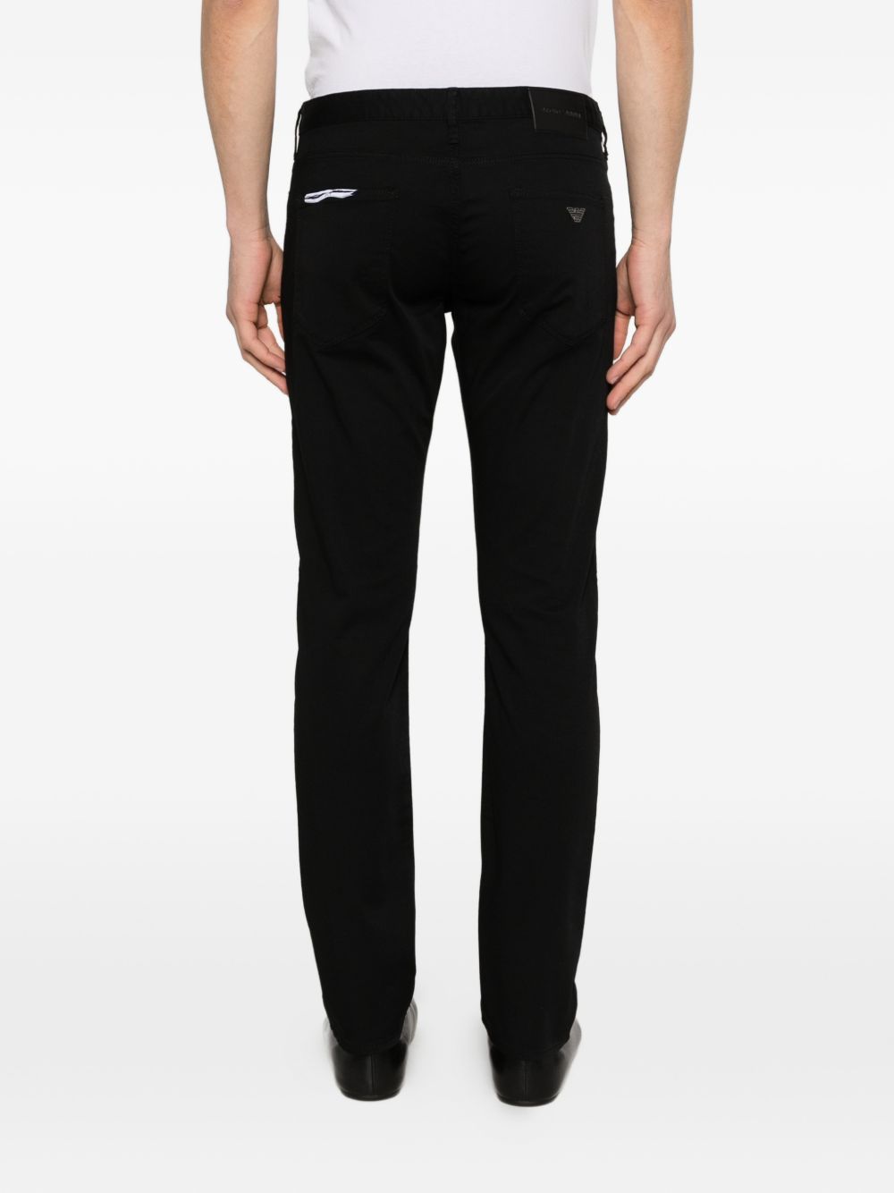 Emporio Armani Denim cotton jeans-Jeans-[Adult]-[Female]-2022 Online Blue Zone Planet