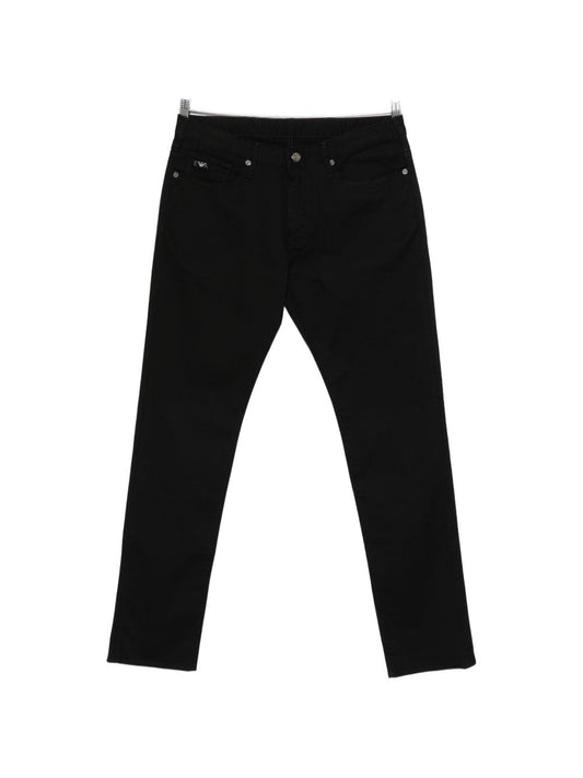 Emporio Armani Denim cotton jeans-Jeans-[Adult]-[Female]-2022 Online Blue Zone Planet