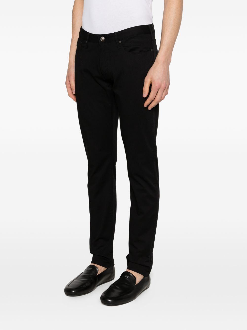 Emporio Armani Denim cotton jeans-Jeans-[Adult]-[Female]-2022 Online Blue Zone Planet