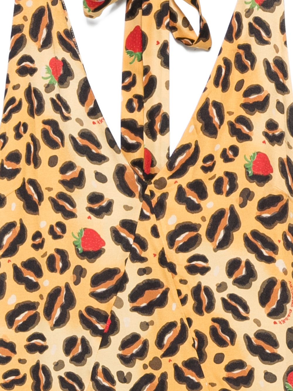 Alessandro Enriquez V-neck Printed long dress-TOPS / DRESSES-[Adult]-[Female]-2022 Online Blue Zone Planet
