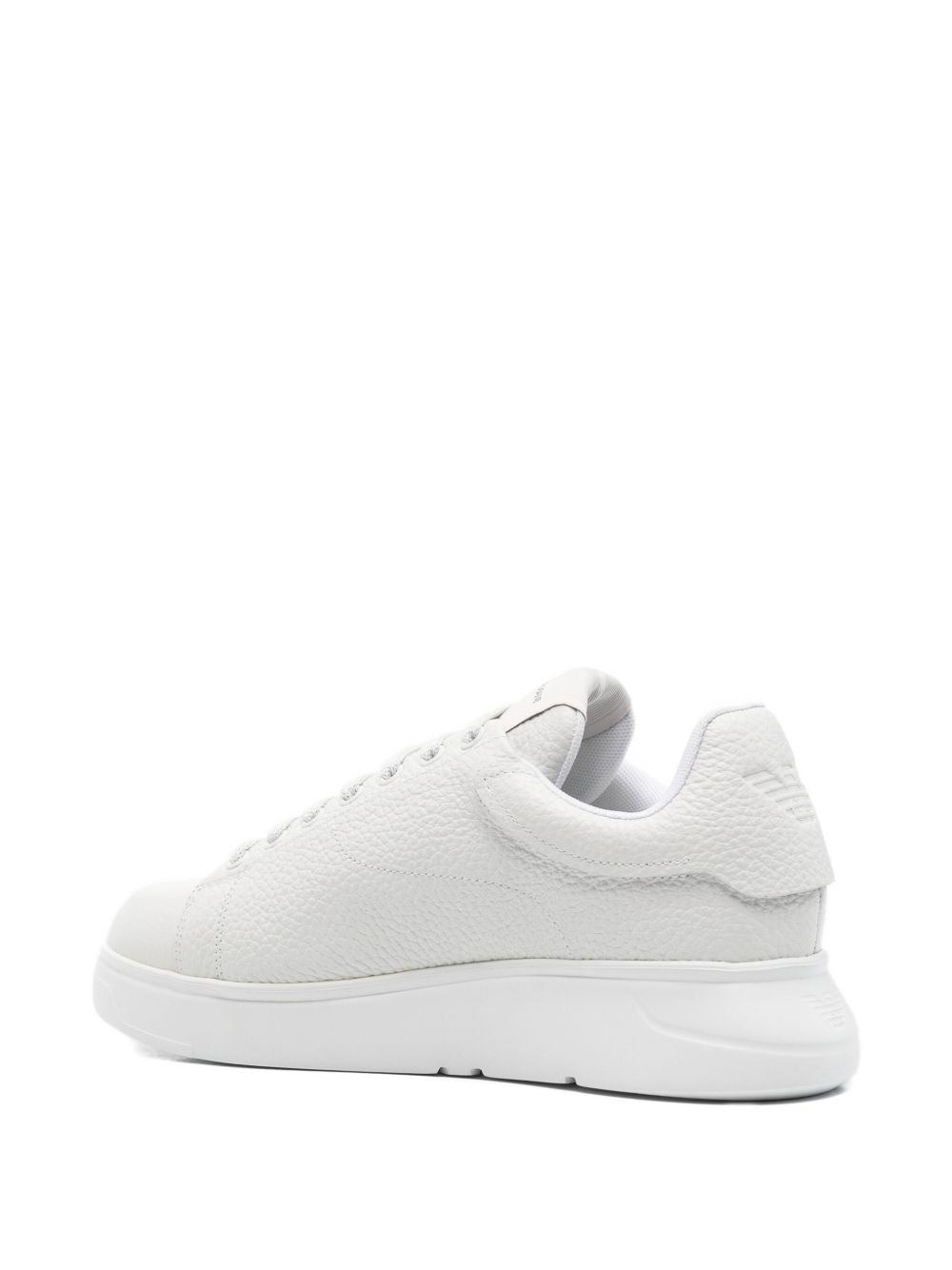 Emporio Armani Leather Sneakers-Sneakers-[Adult]-[Female]-2022 Online Blue Zone Planet