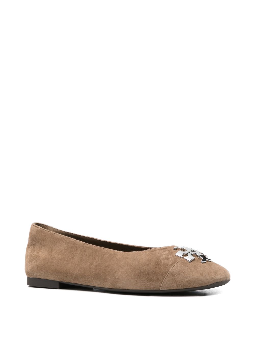 Tory Burch Charlie Leather Ballets-Flat Shoes-[Adult]-[Female]-2022 Online Blue Zone Planet