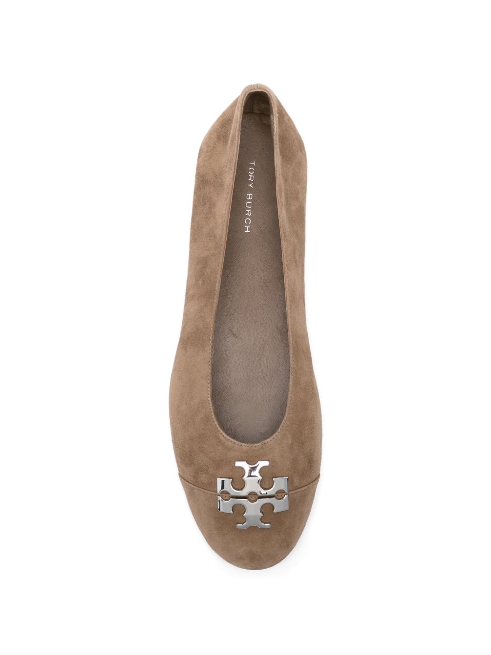Tory Burch Charlie Leather Ballets-Flat Shoes-[Adult]-[Female]-2022 Online Blue Zone Planet
