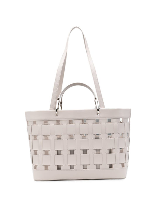 Emporio Armani Woven Tote Bag-Shopper-[Adult]-[Female]-2022 Online Blue Zone Planet