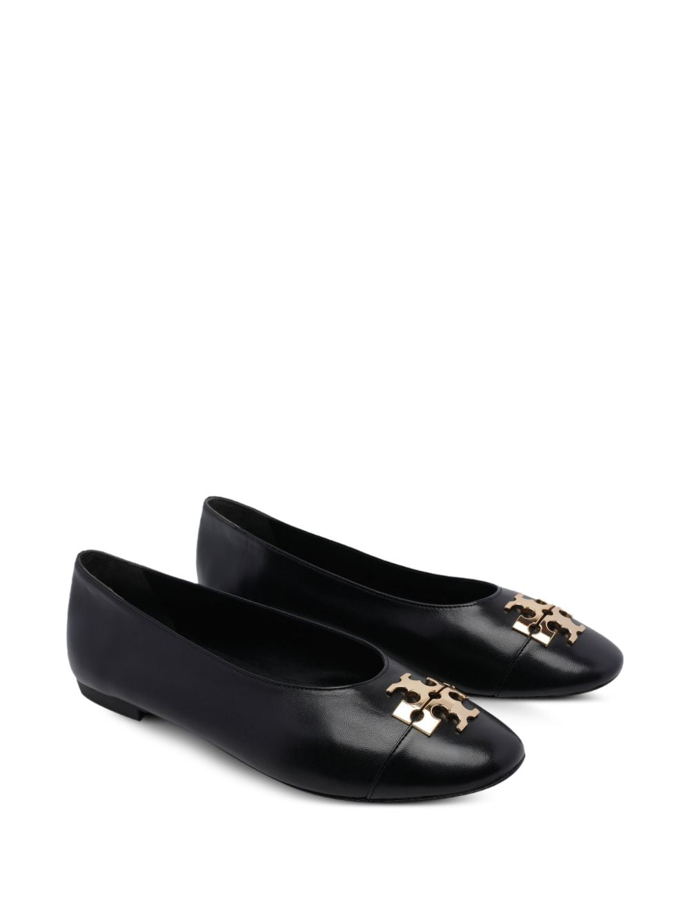 Tory Burch Charlie Leather Ballets-Flat Shoes-[Adult]-[Female]-2022 Online Blue Zone Planet