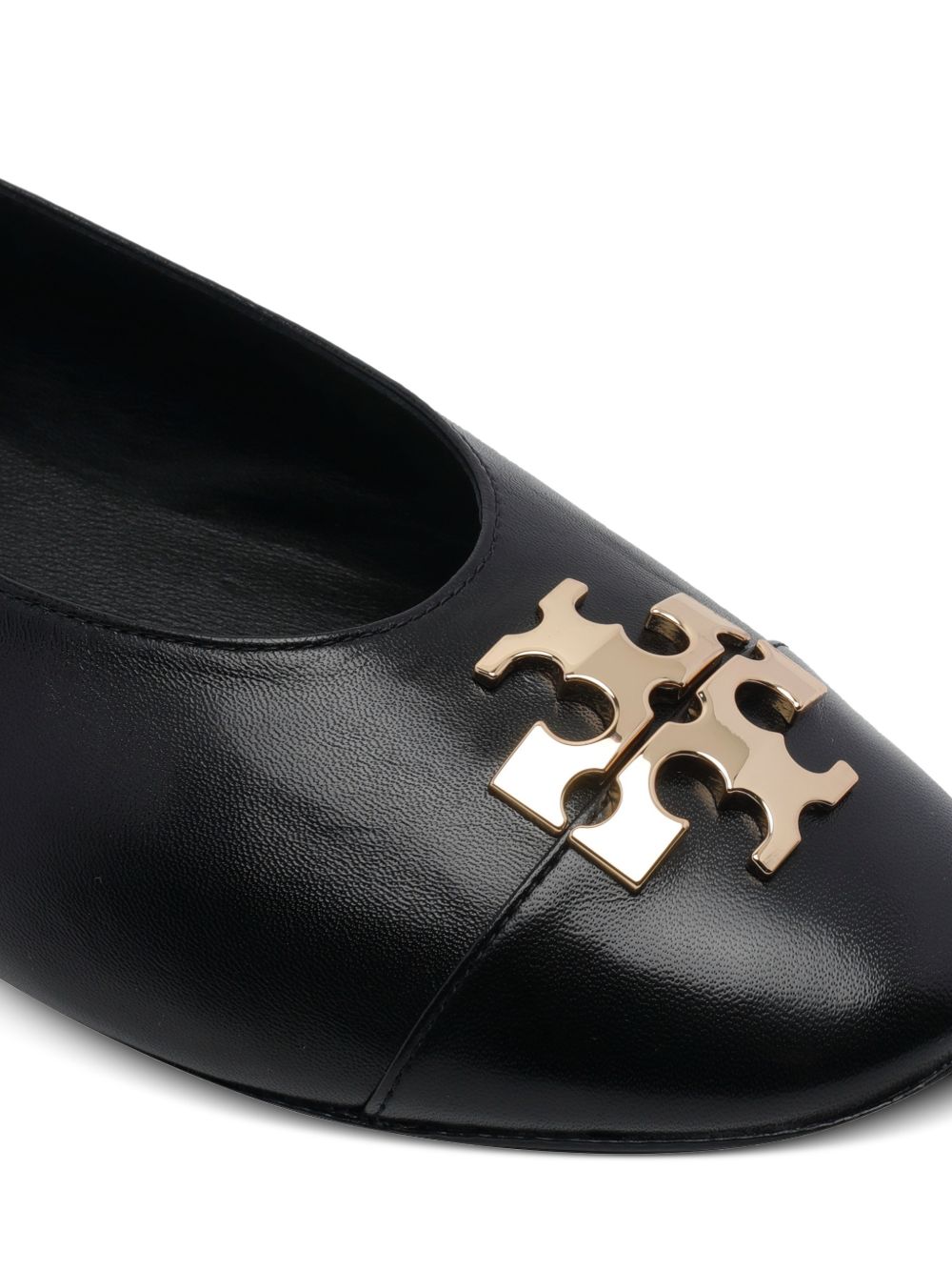 Tory Burch Charlie Leather Ballets-Flat Shoes-[Adult]-[Female]-2022 Online Blue Zone Planet