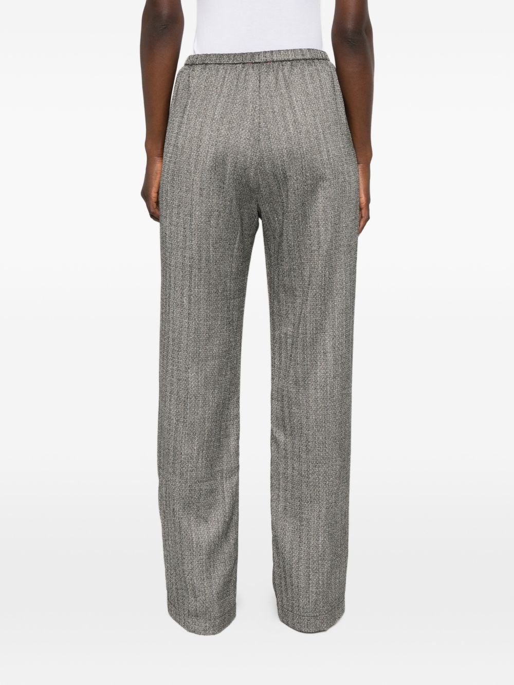 Forte Forte Chevron trousers-Trousers-[Adult]-[Female]-2022 Online Blue Zone Planet