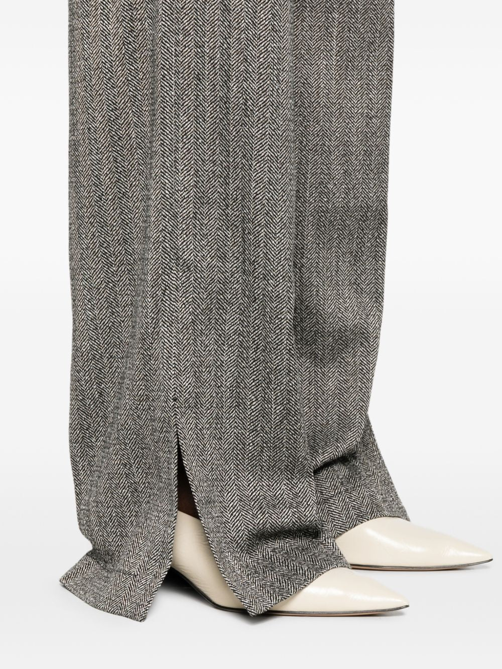 Forte Forte Chevron trousers-Trousers-[Adult]-[Female]-2022 Online Blue Zone Planet