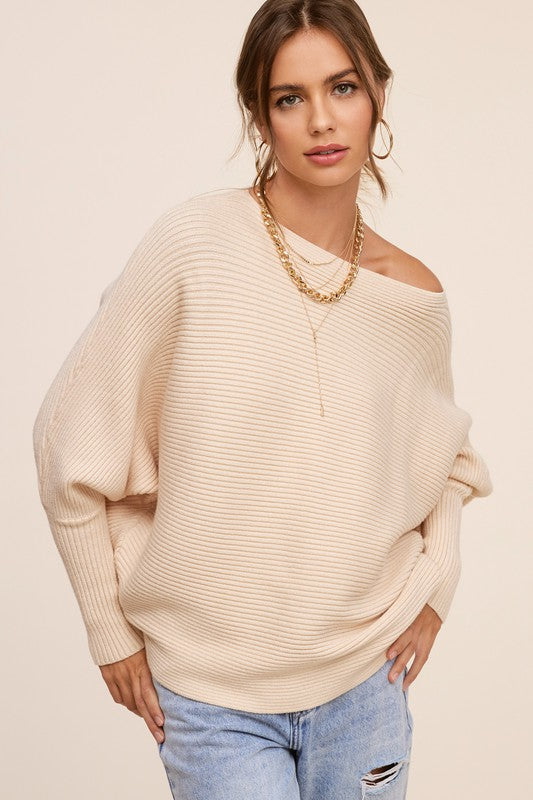 Mae Sweater-TOPS / DRESSES-[Adult]-[Female]-OAT MILK-L-2022 Online Blue Zone Planet