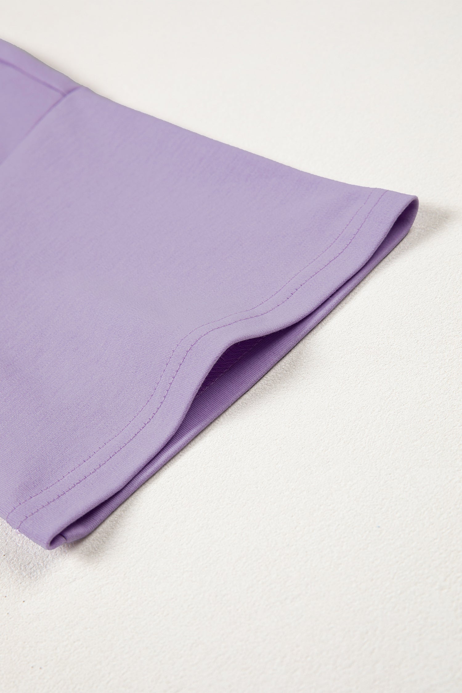 Pink Solid Color High Neck Oversize Tee-Tops/Tops & Tees-[Adult]-[Female]-2022 Online Blue Zone Planet