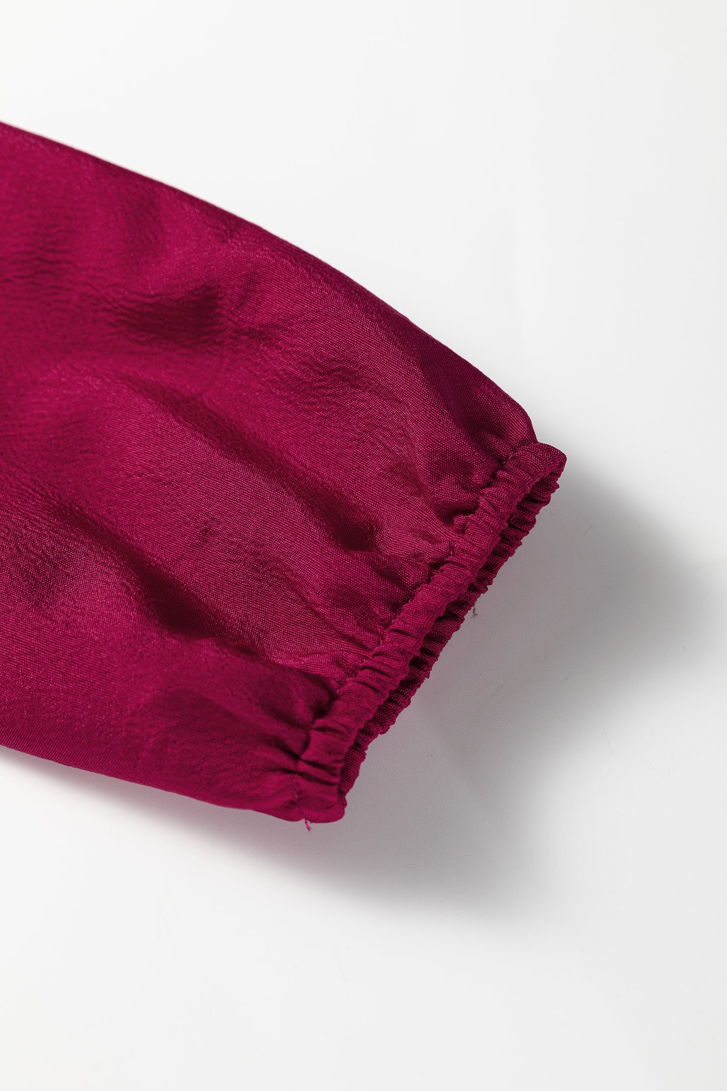 Burgundy Solid Long Sleeve Button V Neck Tiered Maxi Dress-TOPS / DRESSES-[Adult]-[Female]-2022 Online Blue Zone Planet