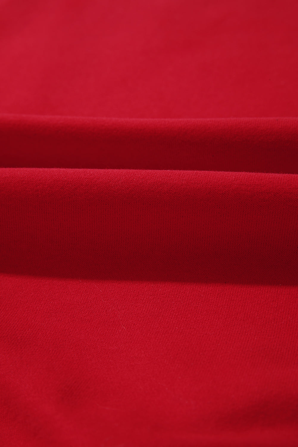 Fiery Red Merry and Bright Plaid Embroidered Letter Graphic Sequin Bow Decor Christmas Sweatshirt-Tops/Sweatshirts & Hoodies-[Adult]-[Female]-2022 Online Blue Zone Planet