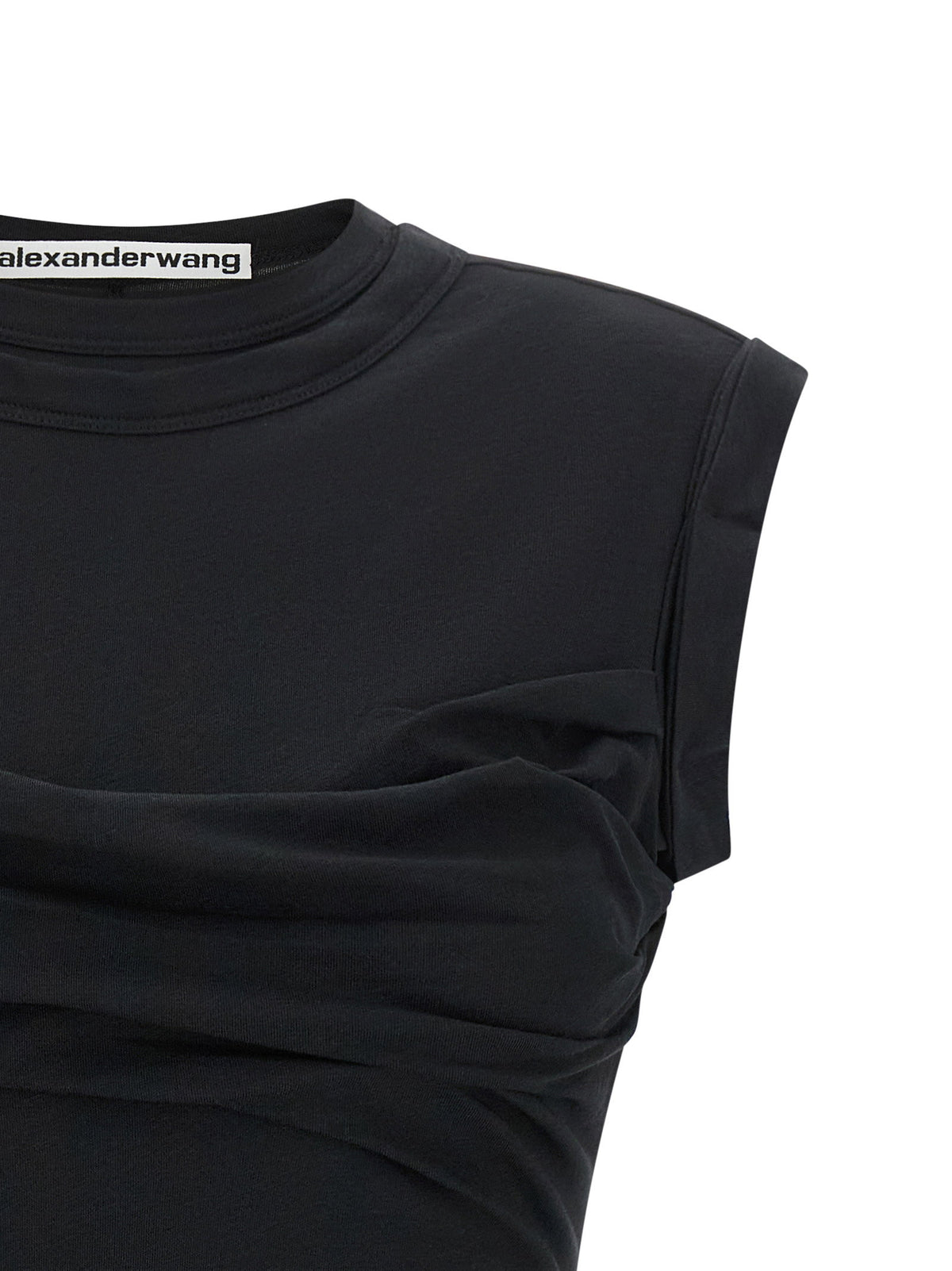 Alexander Wang Twisted Bust Layered Dress-TOPS / DRESSES-[Adult]-[Female]-2022 Online Blue Zone Planet