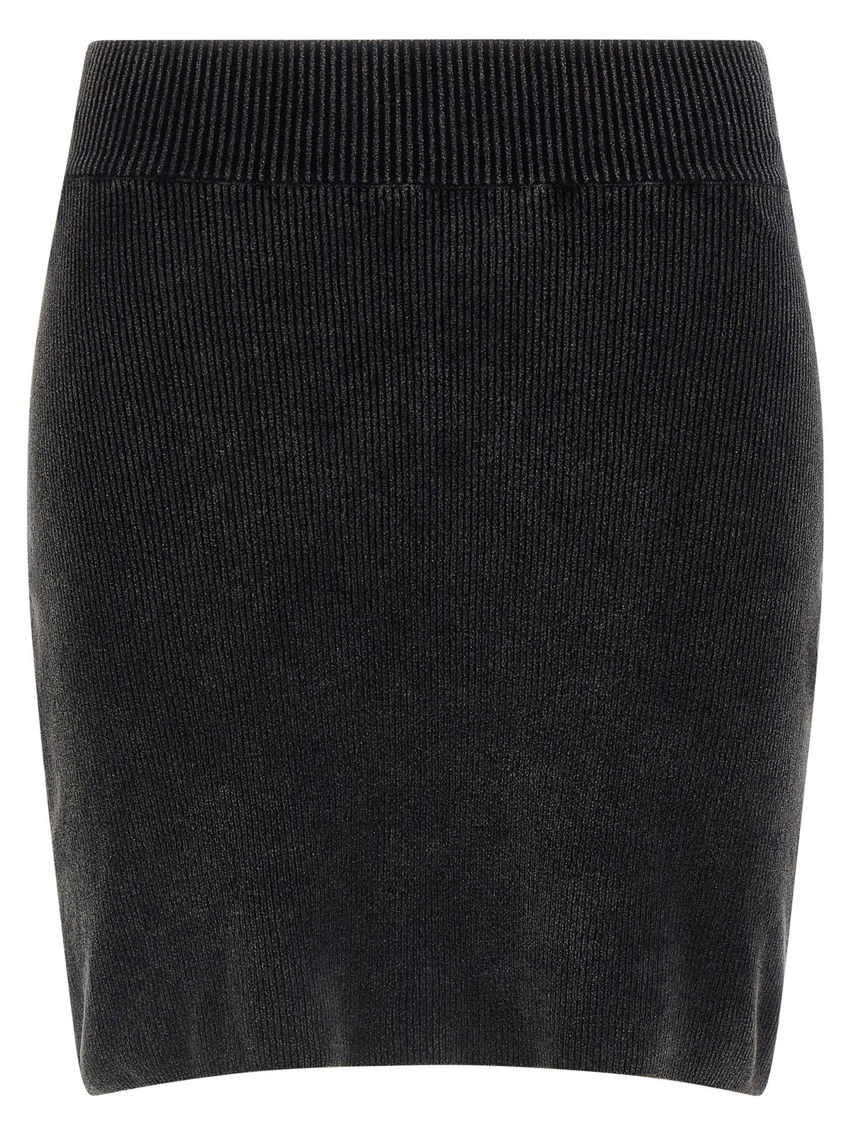 Alexander Wang Chenille Skirt-Skirts-[Adult]-[Female]-M-Black-2022 Online Blue Zone Planet