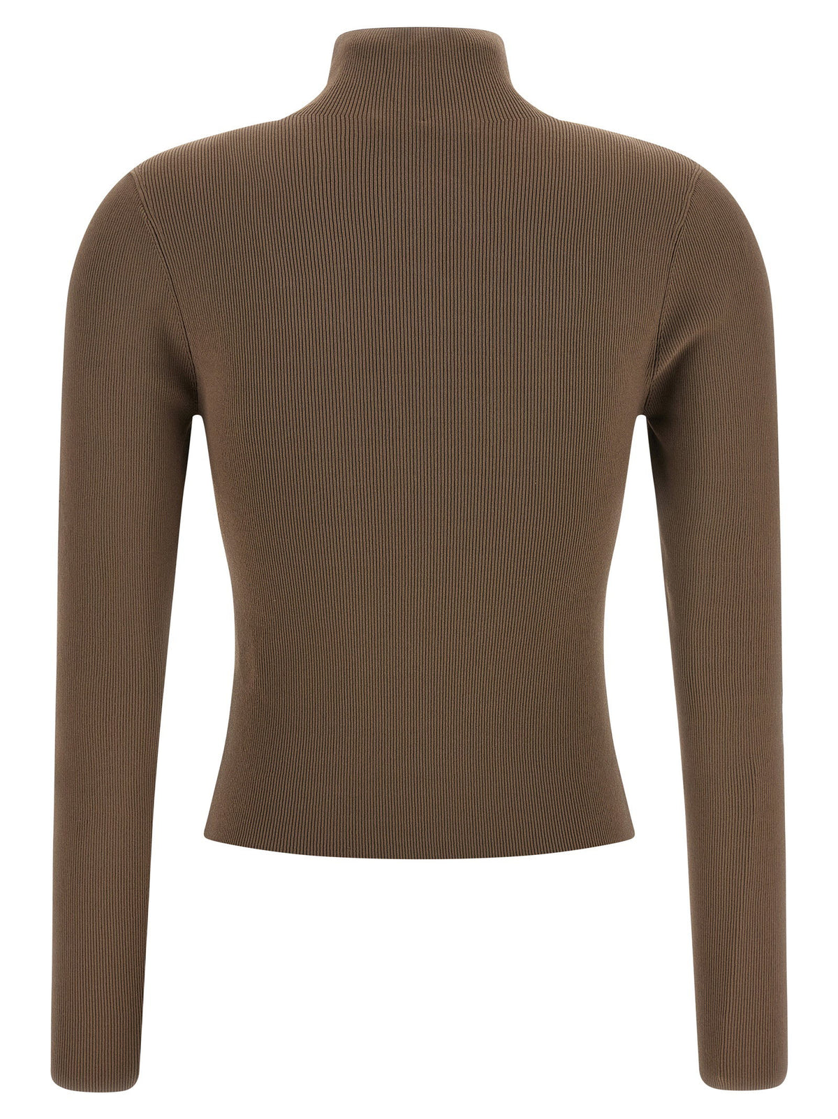Alexander Wang Logo Ribbed Sweater-TOPS / DRESSES-[Adult]-[Female]-2022 Online Blue Zone Planet
